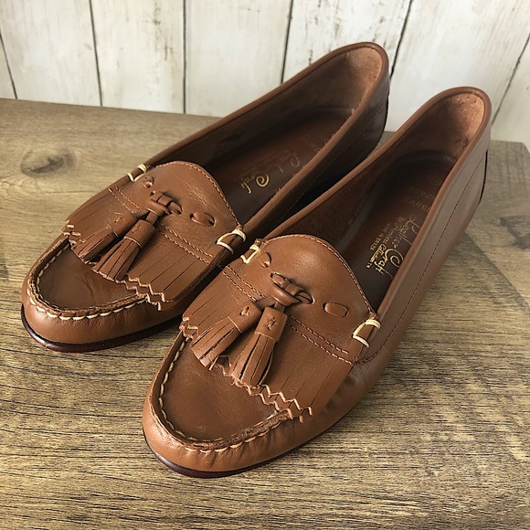 Leather Craft Shoes Vintage Leather Craft Brown Tassel Handmade Premiere Brazilian Loafer